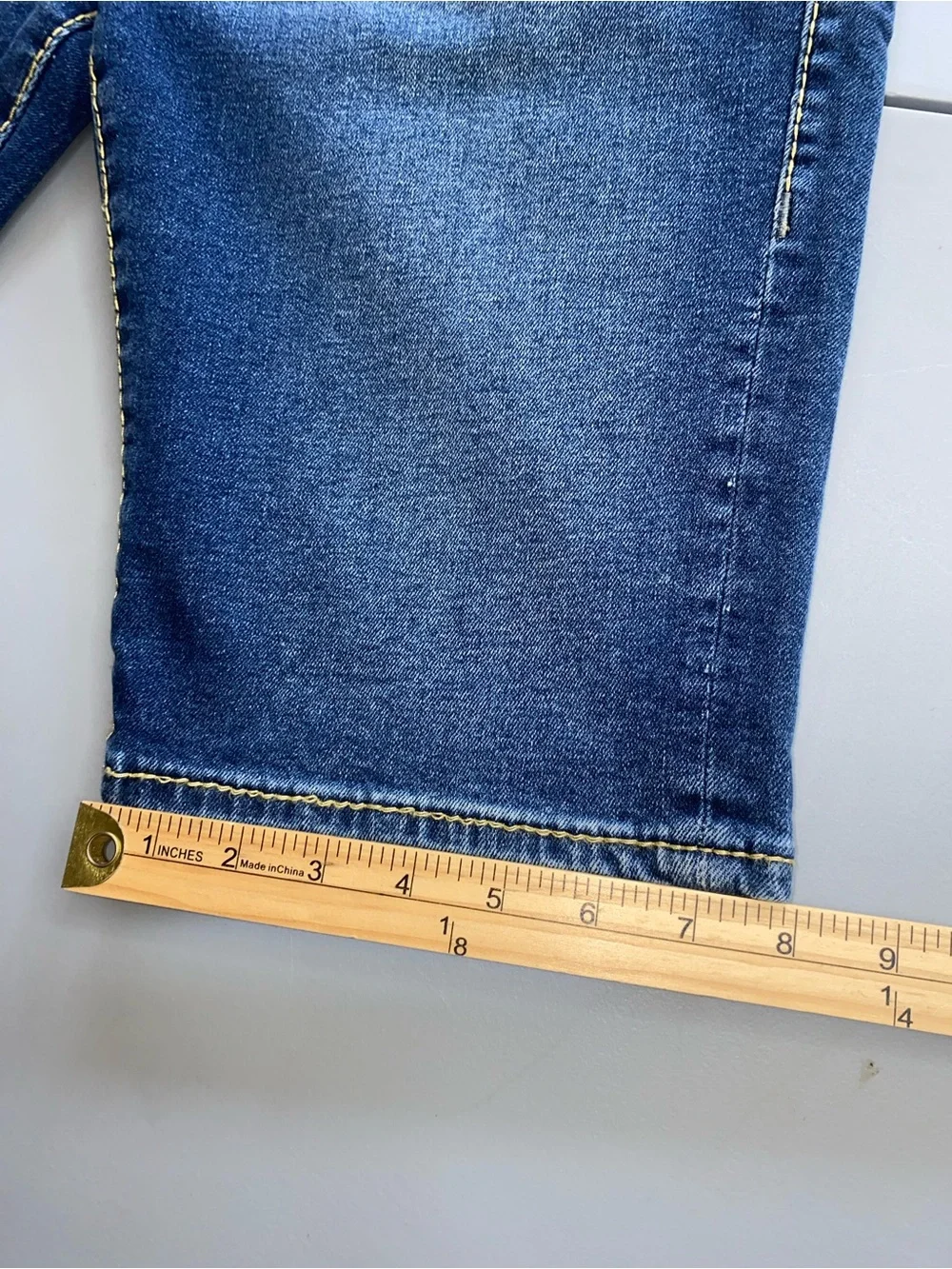 True Religion Rocco Relaxed Skinny Denim Shorts